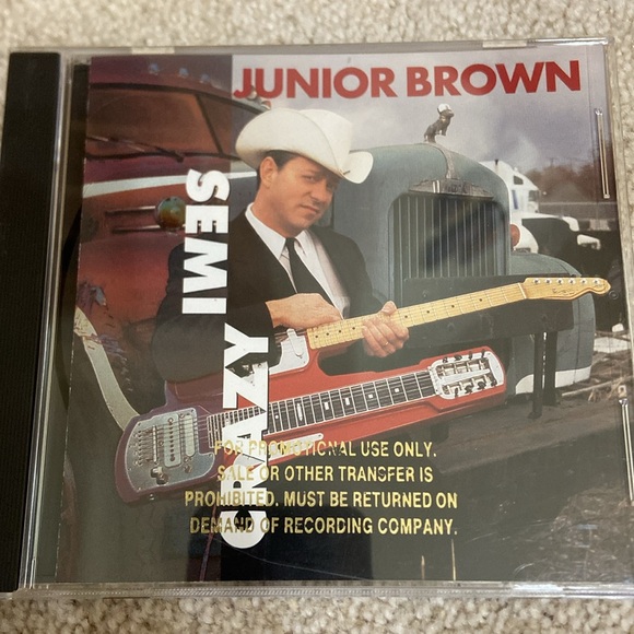 🔥5 for $5🔥 Junior Brown Semi Crazy CD - Picture 2 of 5